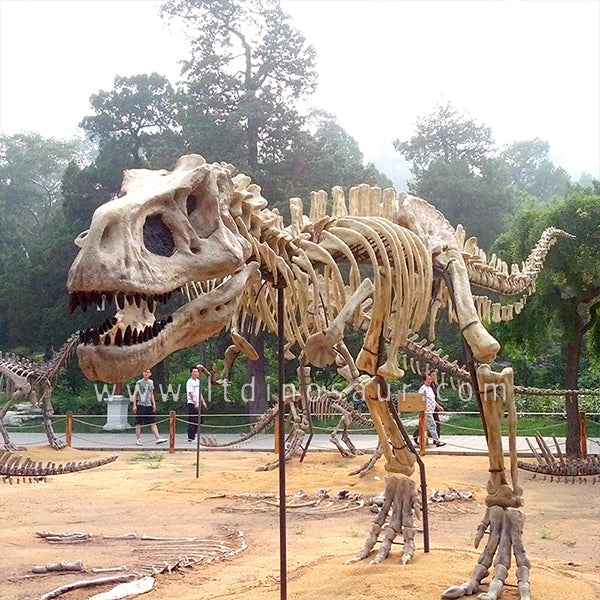 Réplica del esqueleto del T-rex