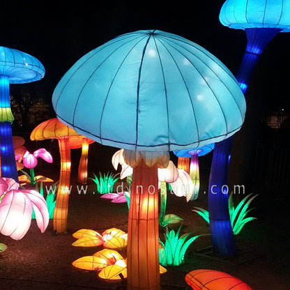 Glowing Mushroom Sculpture
