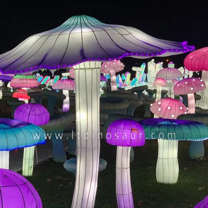 Glowing Mushroom Sculpture