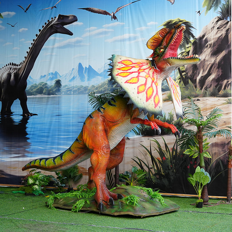 Dilophosaurus Animatronics for Dinosaur Park