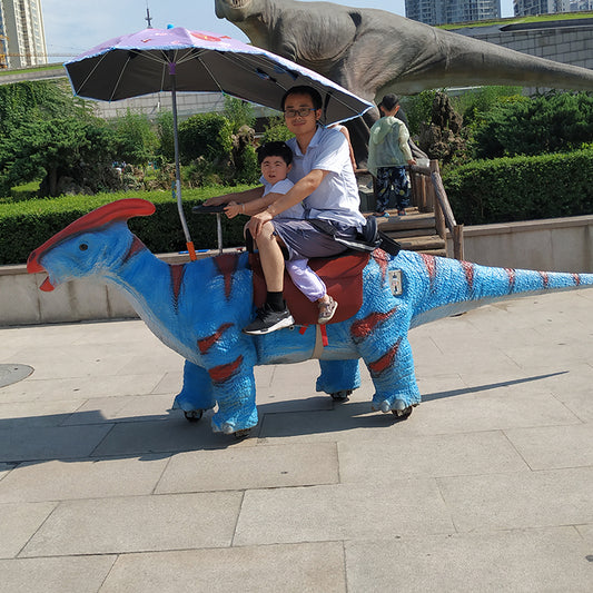 Paseos a pie en dinosaurios | Parasaurolophus