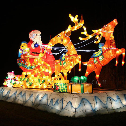 Santa Claus Light Sculpture