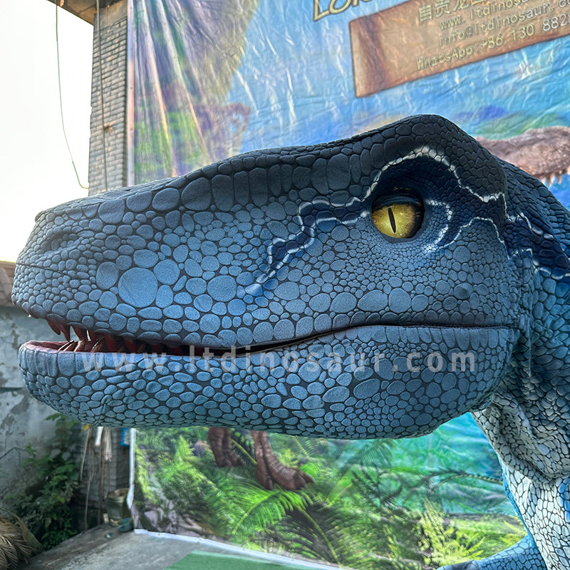Blue Velociraptor Costume